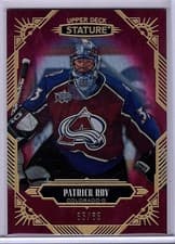Patrick Roy 2020 Upper Deck Stature card