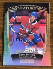 2024-25 Upper Deck Stature Base Set Lane Hutson #50 card