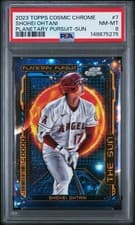 2023 Topps Cosmic Chrome Planetary Pursuit Sun Shohei Ohtani #PPS-7
