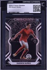Darwin Nunez 2020 Panini Obsidian card