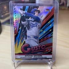 Shohei Ohtani 2025 Topps Finest Gusto card