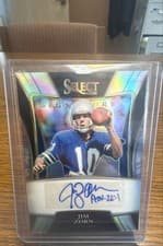 Jim Zorn 2021 Panini Select Signatures Select card