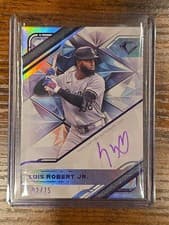 2025 Topps Diamond Icons White PolychromatINK Autographs Luis Robert Jr. #WPA-LRJ card