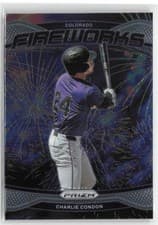Charlie Condon 2025 Panini Prizm Fireworks card