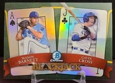 2022 Bowman Draft Blackjack Mason Barnett, Gavin Cross #BJ-2