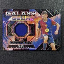 Pedri 2024 Panini Obsidian Galaxy Gear card