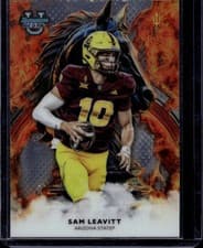 2025 Bowman University Best Workhorse Sam Leavitt #W-13 card