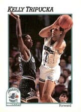 Kelly Tripucka 1991-92 Hoops Base Set card