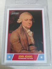 2025 Topps Heritage Notable Americans John Adams #NS-4 card