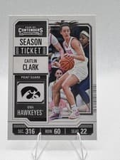 Caitlin Clark 2024 Panini Caitlin Clark Collection College Contenders card