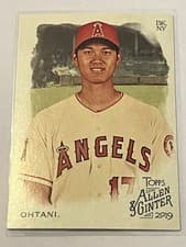 Shohei Ohtani 2019 Topps Allen & Ginter card