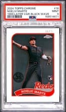 2024 Topps Chrome 1989 Topps Baseball Chrome Layer Variations Noelvi Marte #89BCL-16 card