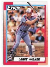 2025 Topps 1990 Topps Baseball (Series One) Larry Walker #T90-35 card