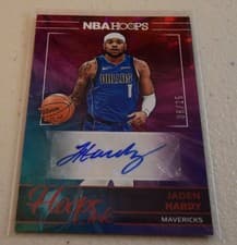 2024-25 Hoops Hoops Ink Jaden Hardy #HI-JHM card