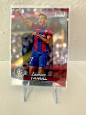 Lamine Yamal 2023 Topps Stadium Club Chrome UEFA card