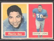 Charlie Ane 1957 Topps card