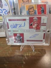 2025 Panini National Treasures Collegiate Dual Signature Will Howard / Quinshon Judkins #5