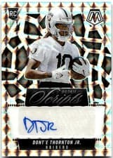 2025 Panini Mosaic Rookie Scripts Dont’e Thornton Jr. #RS-DTJ card