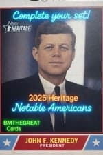 Theodore Roosevelt 2025 Topps Heritage Notable American card