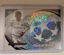 Thomas Muller 2023 Topps Chrome UEFA Club Starball Debut card