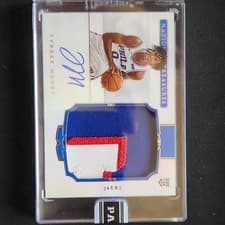 Tyrese Maxey 2020 Panini National Treasures card