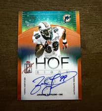 2025 Topps Signature Class HOF Signs Jason Taylor #HOF-JT card