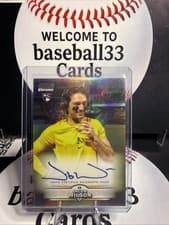 Jacob Wilson 2025 Topps Stadium Club Chrome Autograph card