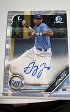Greg Jones 2019 Bowman Draft Chrome Picks Autograph card