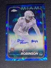 2024 Topps Chrome Sapphire Edition Rookies Autographs Sapphire Chop Robinson #RA-CRO card