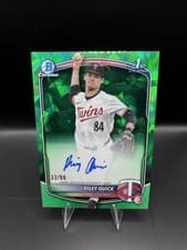 2025 Bowman Draft Sapphire Sapphire Chrome Prospect Autographs Riley Quick #CPA-RQ card