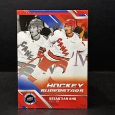 Sebastian Aho 2025 Upper Deck National Hockey Card Day card