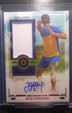 2025 Panini Boys of Summer Prospect Material Signatures Jose Perdomo #29 card