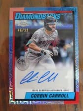 2025 Topps 1990 Chrome Autograph Corbin Carroll #90CA-CC