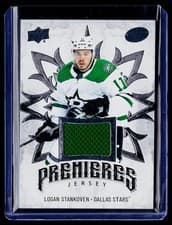 2024-25 Upper Deck Ice Ice Premieres Jersey Logan Stankoven #IPJ-24 card
