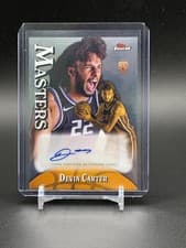2024-25 Finest Masters Autographs Devin Carter #MA-DC card