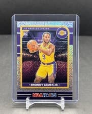 Bronny James Jr. 2024 Panini NBA Hoops card