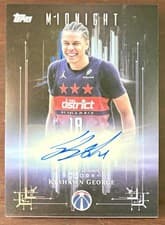2025-26 Topps Midnight Dark Marks Signatures Kyshawn George #DM-KG card