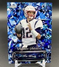 2024 Topps Chrome Sapphire Edition Sapphire Selections Tom Brady #SS-11 card