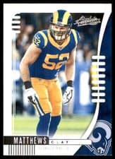 Clay Matthews 2019 Panini Absolute card