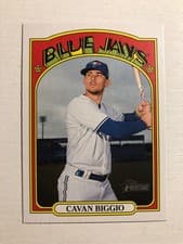 Cavan Biggio 2021 Topps Heritage card