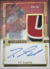 2024 Panini Impeccable Elegance Prospect Jersey Autographs Ty Floyd #EPJ-TF card