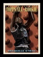 Shaquille O'Neal 1993 Topps card