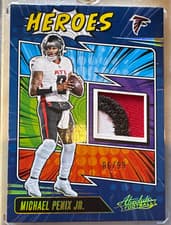 2025 Panini Absolute Absolute Heroes Memorabilia Michael Penix Jr. #AHM-MPX card