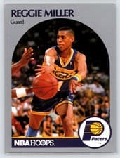 Reggie Miller 1990-91 Hoops Base Set card