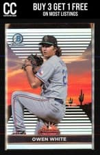 Owen White 2022 Bowman Chrome 2021 AFL Fall Stars card