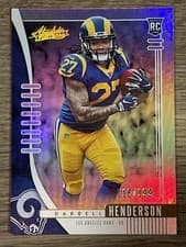 Darrell Henderson 2019 Panini Absolute card