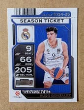 Hugo Gonzalez 2025 Panini Contenders EuroLeague card