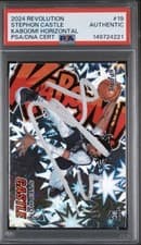 Stephon Castle 2024 Panini Revolution Kaboom Horizontal card