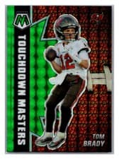 Tom Brady 2021 Panini Mosaic Touchdown Masters card