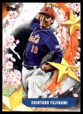 2025 Topps Stars of Japan Shintaro Fujinami #SOJ-11 card